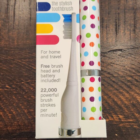 Slim Sonic the Stylish Toothbrush Confetti - New - Picture 1 of 3